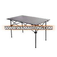 OEM Custom Outdoor BBQ Picnic metal steel Portable Foldable Folding Fishing lightweight Aluminum Camping Table