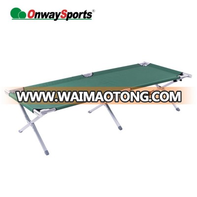 Outdoor wholesale aluminium lightweight camping bed folding military cot